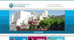 Desktop Screenshot of jaipursportsacademy.com